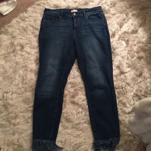 Loft woman’s fringe jeans